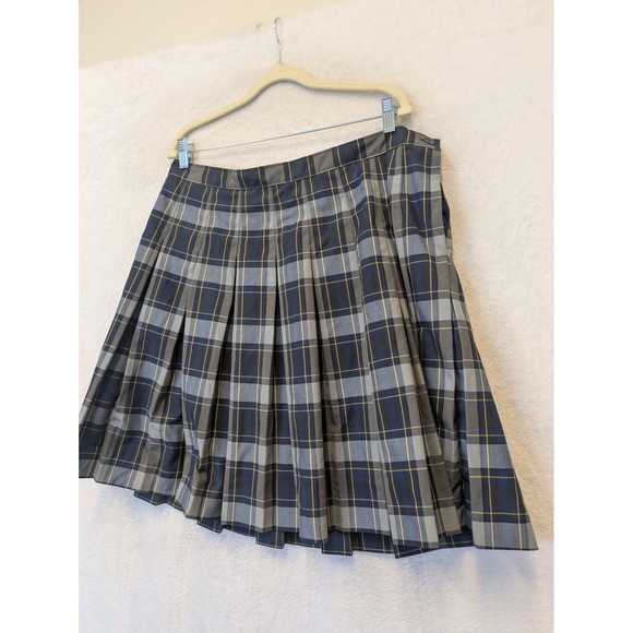 Dennis J17 Junior Plaid Pleated Skirt Union Made USA - Picture 4 of 10
